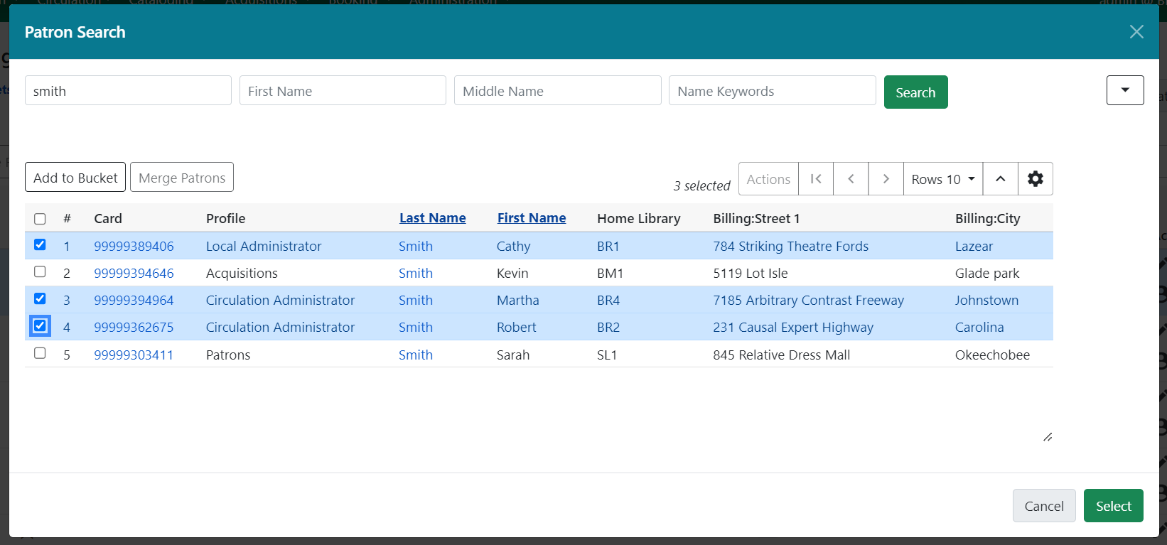 Searching & adding new share members