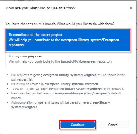 Github Destop Planning Fork Screenshot